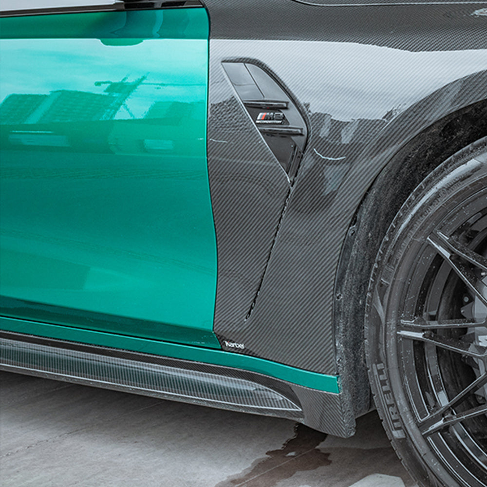 BMW M3/M4 G80/G82 Dry carbon fiber side skirt - Amxnx