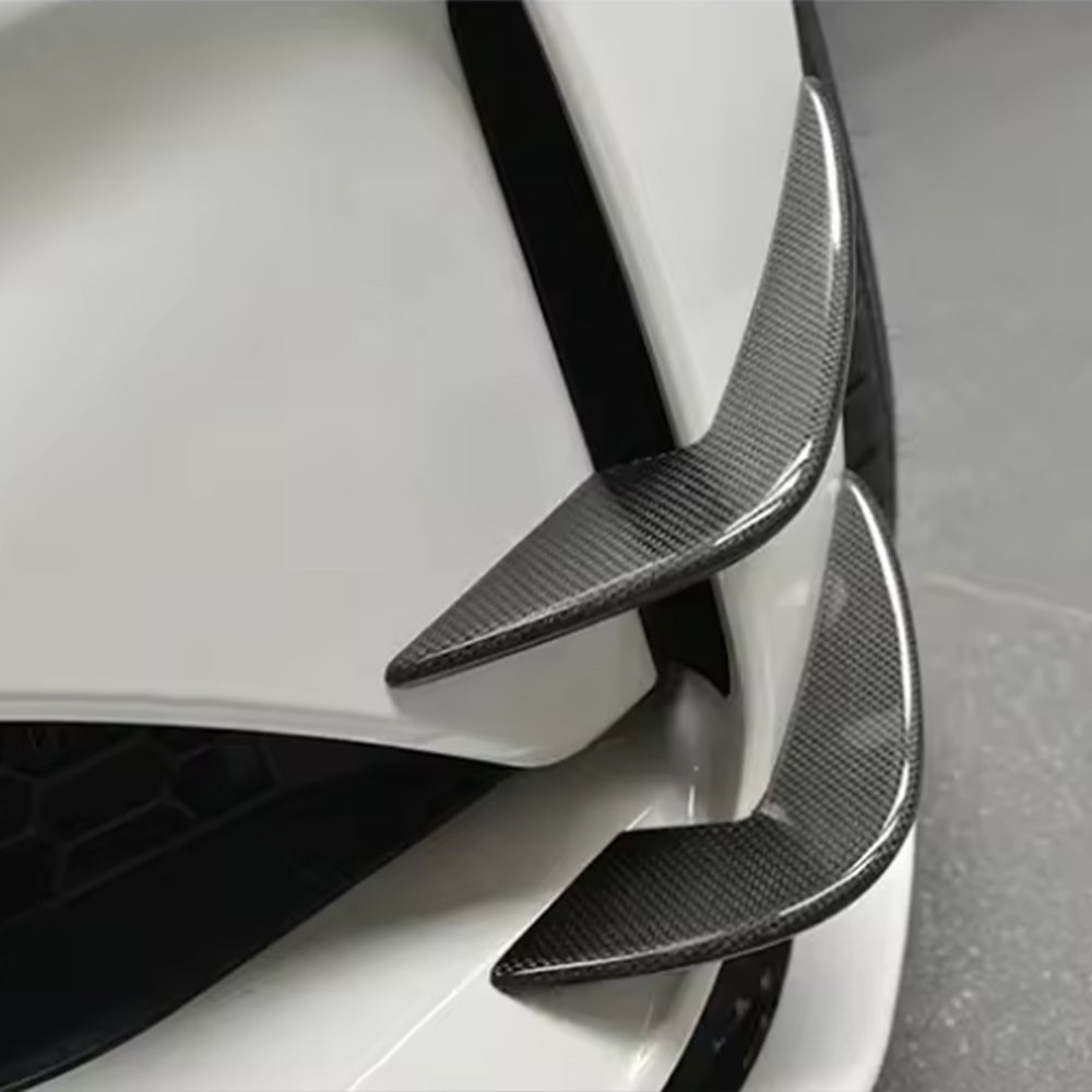 BMW M2 F87 Dry Carbon Fiber AC Front Bar Air Knife - Amxnx