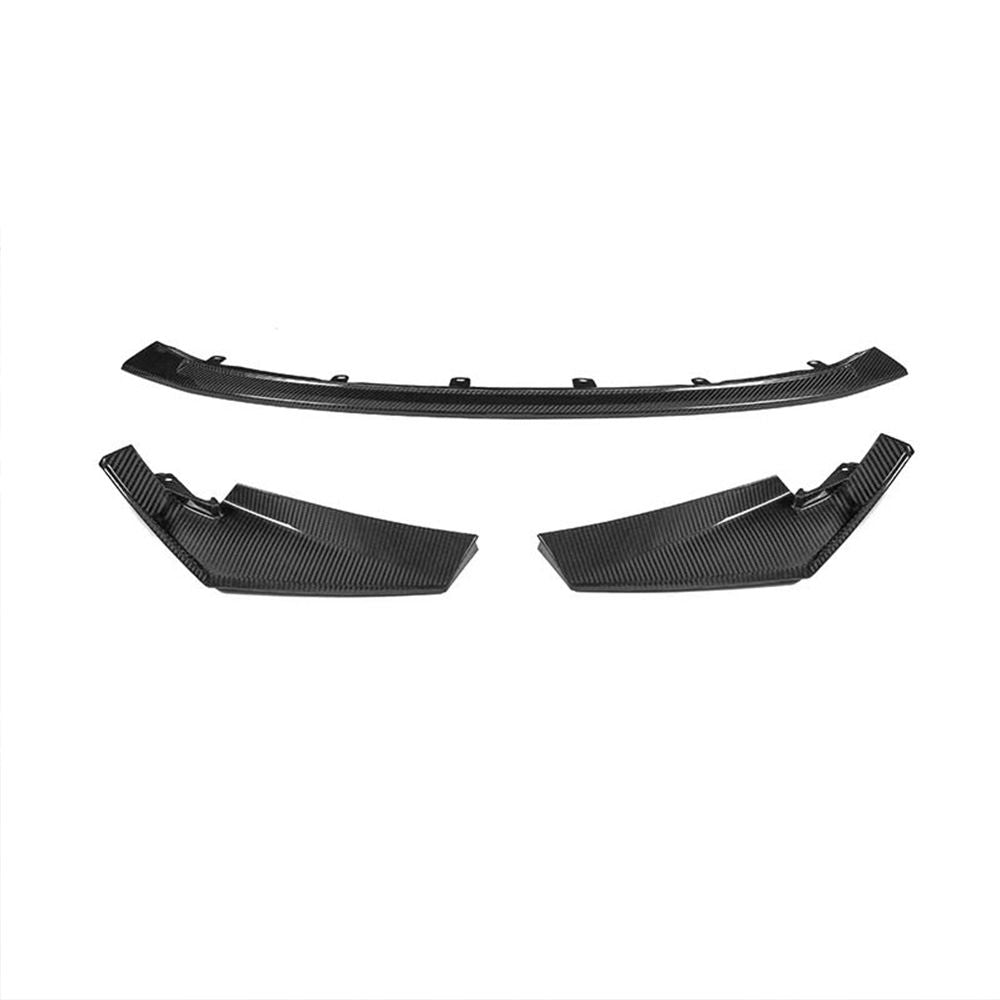 BMW M3/M4 G80/G82 Dry carbon fiber CSL three-stage front lip - Amxnx