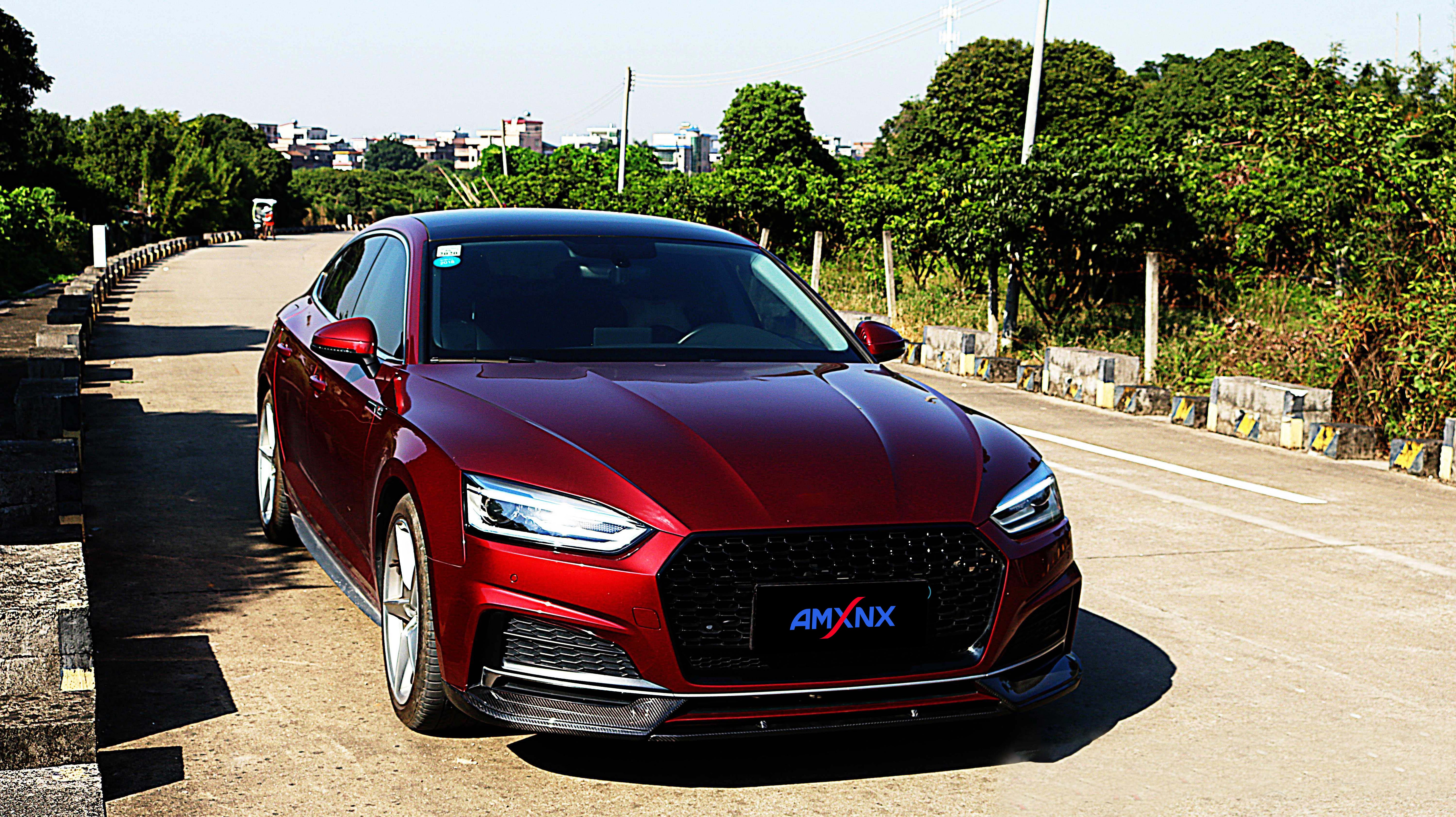 AUDI A5/S5 B9 Dry carbon fiber front lip - Amxnx