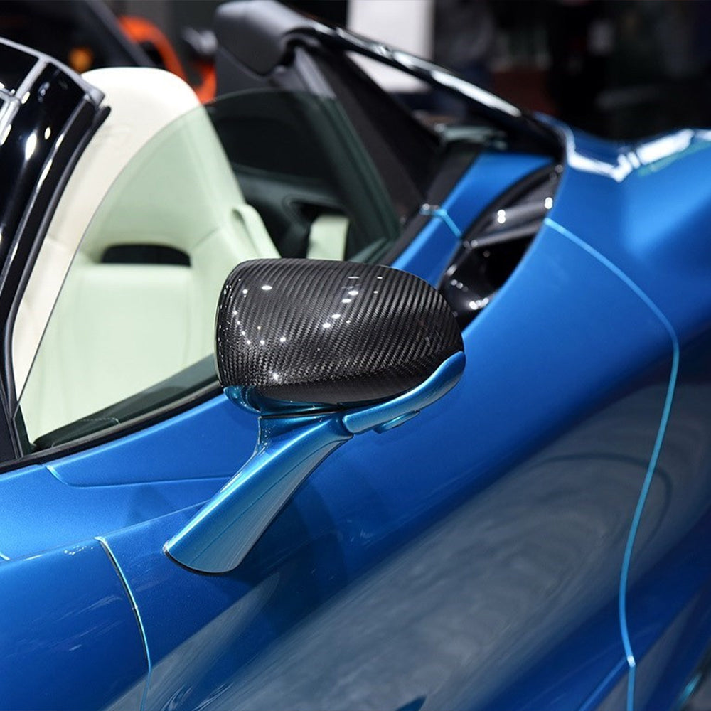 MCLAREN 570S/540C/600LT/720S Dry carbon fiber Rearview mirror cover - Amxnx