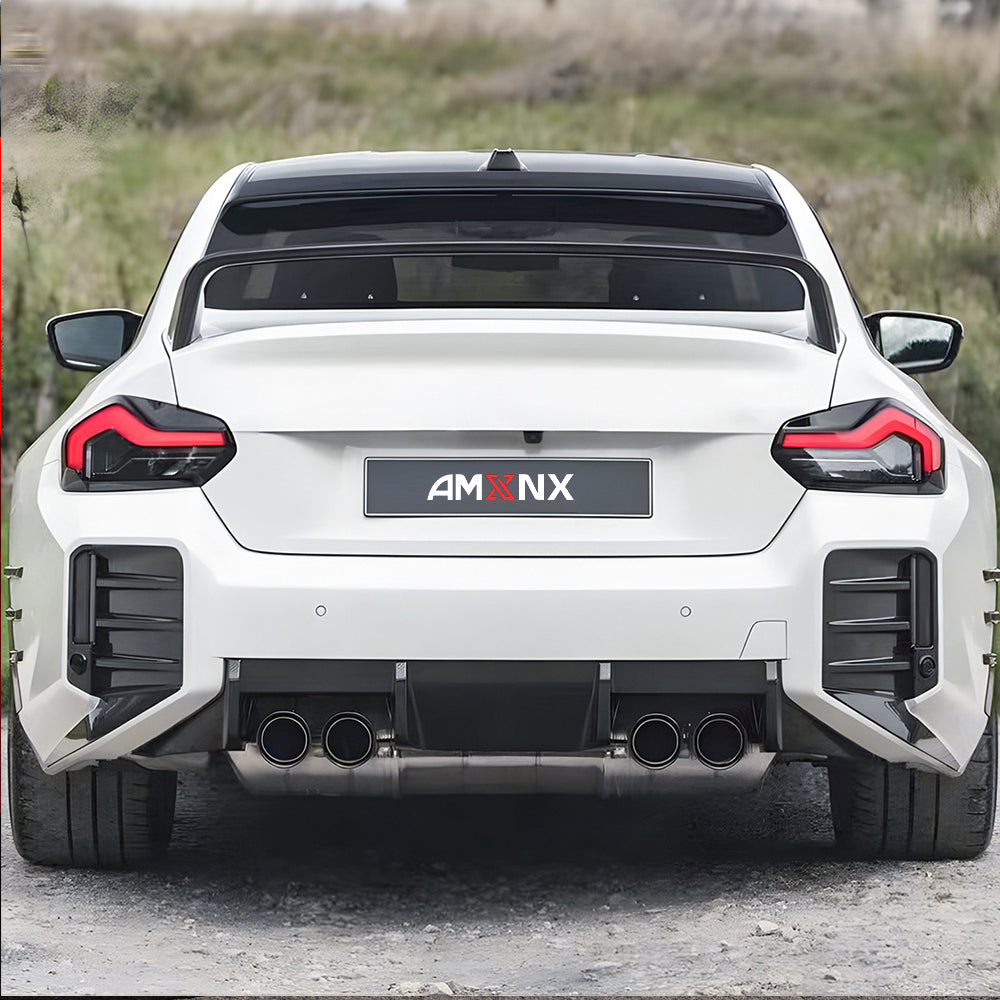 BMW M2 G87 Dry carbon fiber rear lip - Amxnx