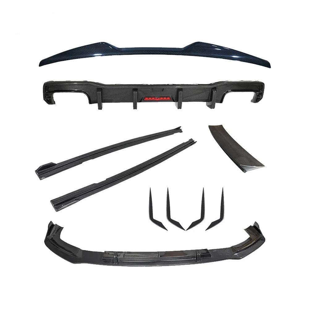 AUDI A7/A7L/S7 C8 Dry carbon fiber side skirt - Amxnx