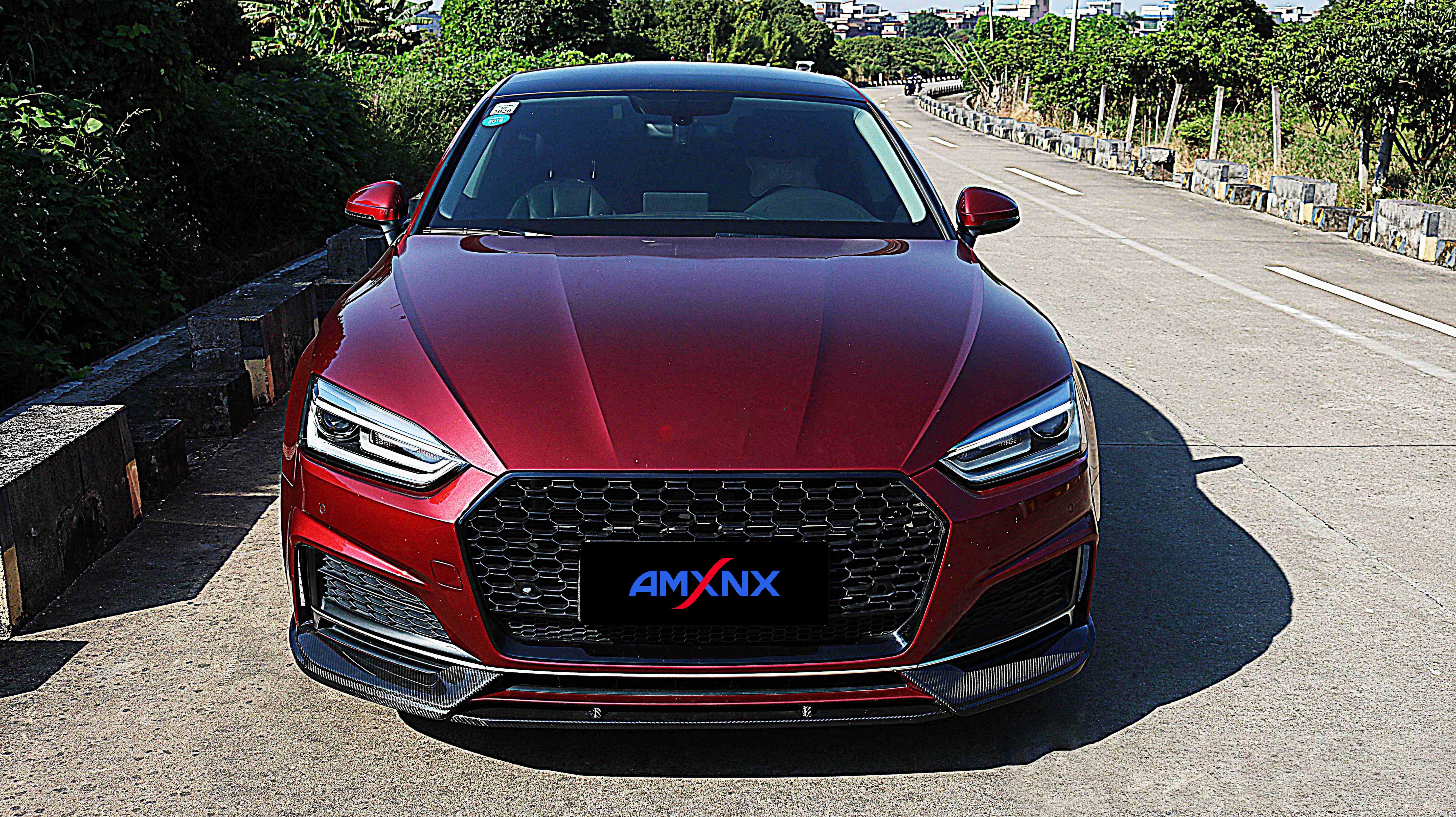 AUDI A5/S5 B9 Dry carbon fiber front lip - Amxnx