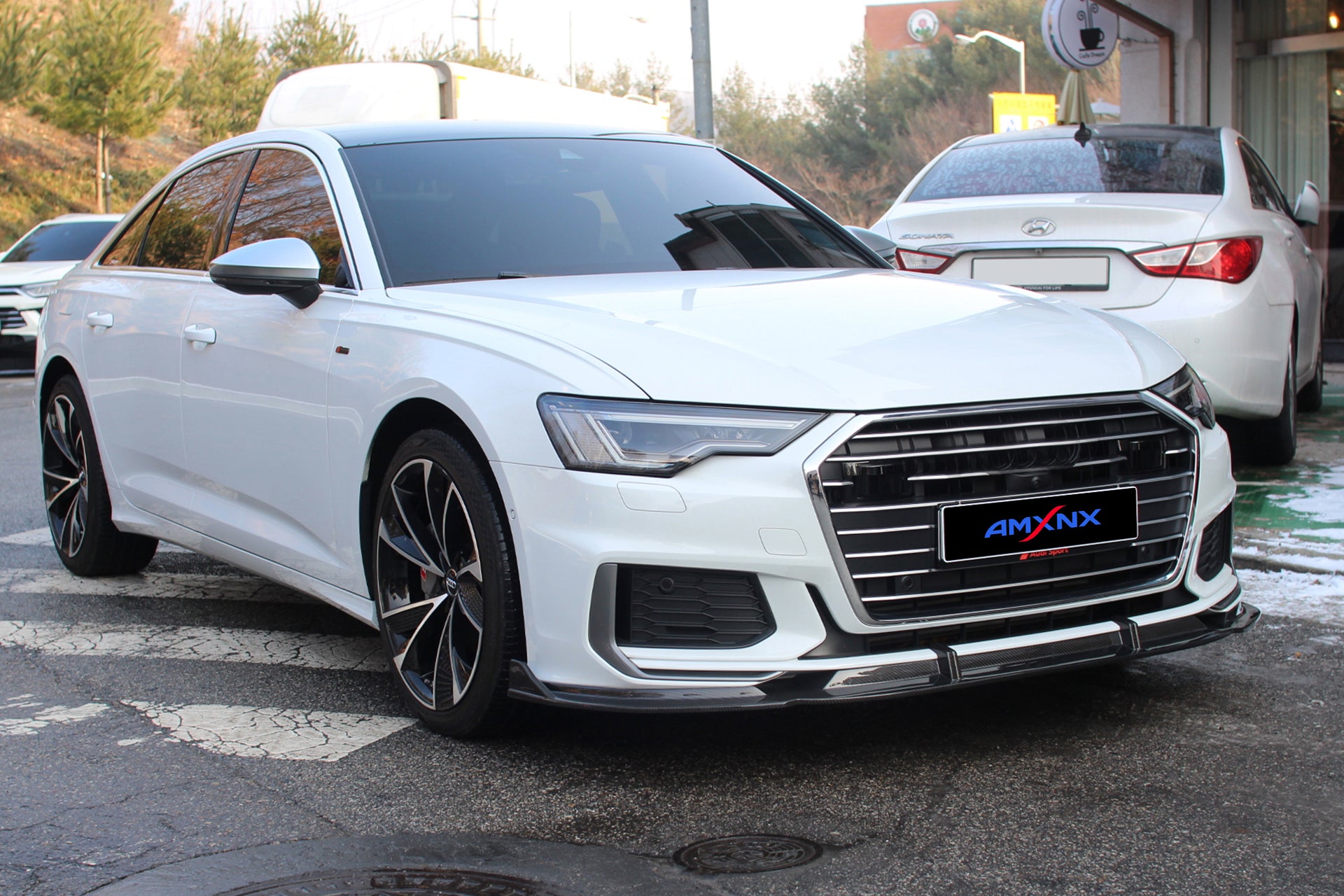 AUDI A6/S6 C8 Dry carbon fiber front lip - Amxnx
