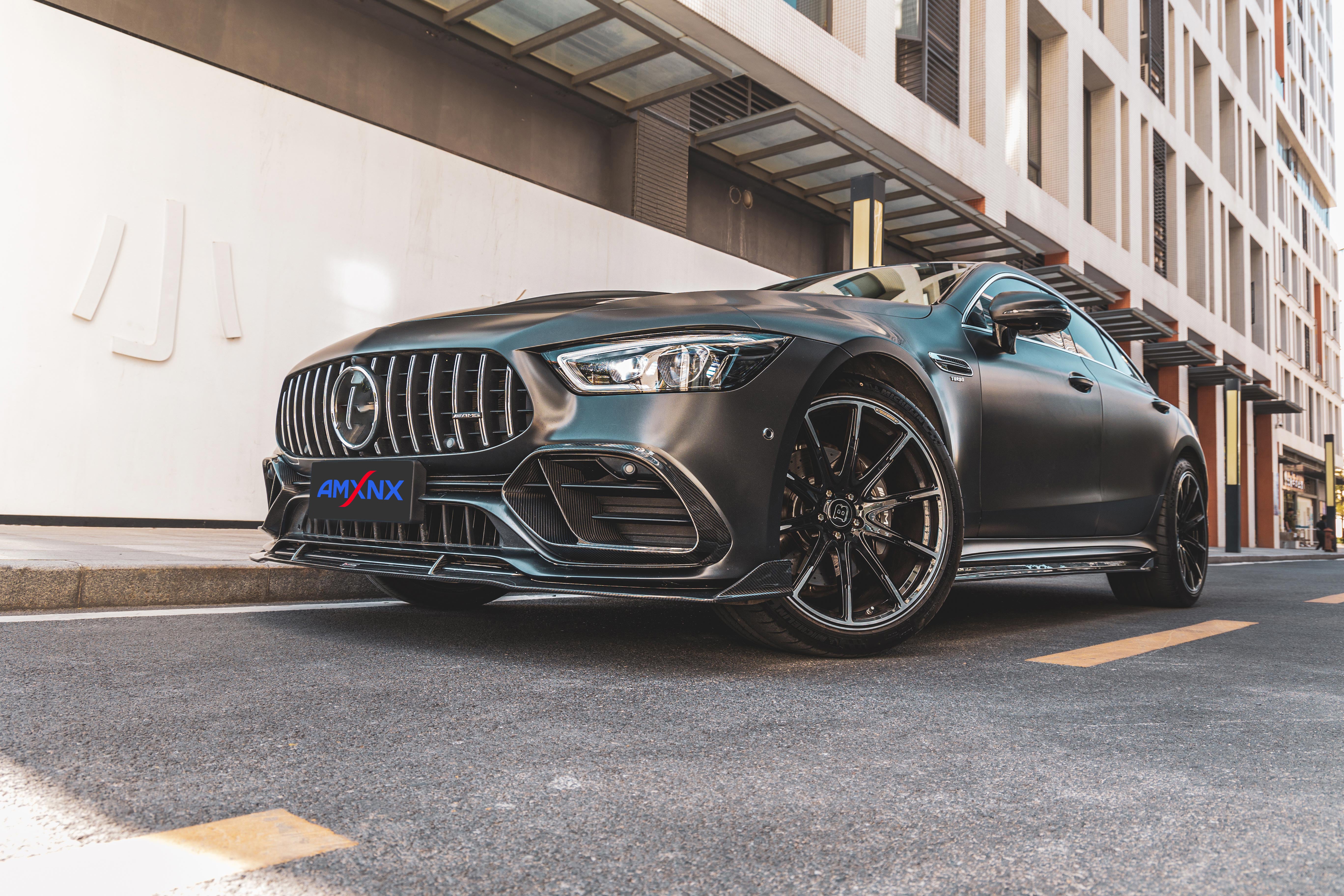 BENZ AMG GT50 Dry carbon fiber front lip - Amxnx