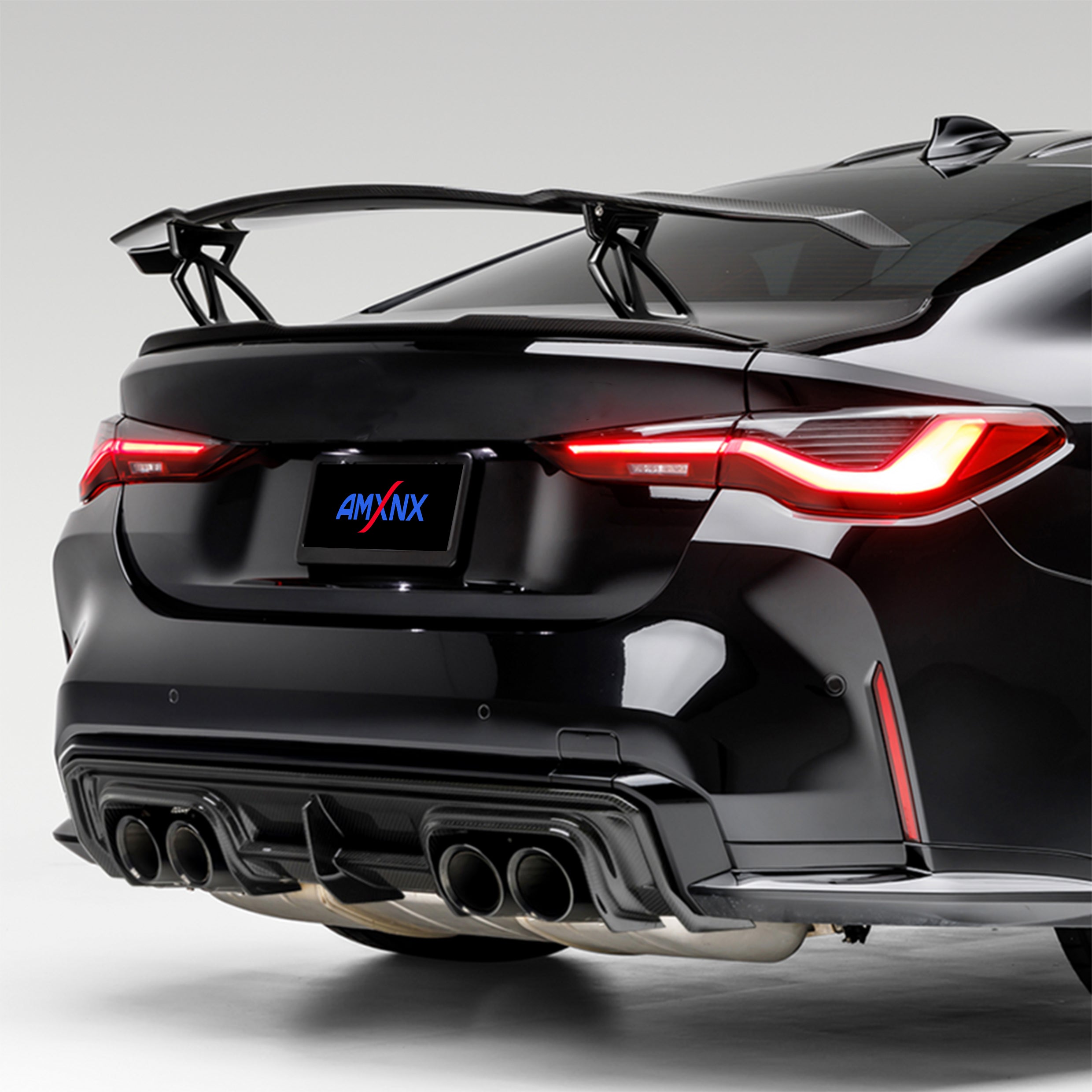 BMW M3/M4 F80/F82 Dry carbon fiber V rear wing - Amxnx