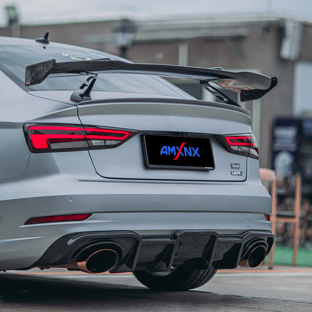 AUDI RS3 Dry carbon fiber rear lip - Amxnx