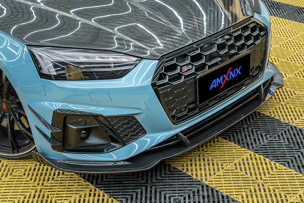 AUDI A5/S5 B9 PA Dry carbon fiber front lip - Amxnx