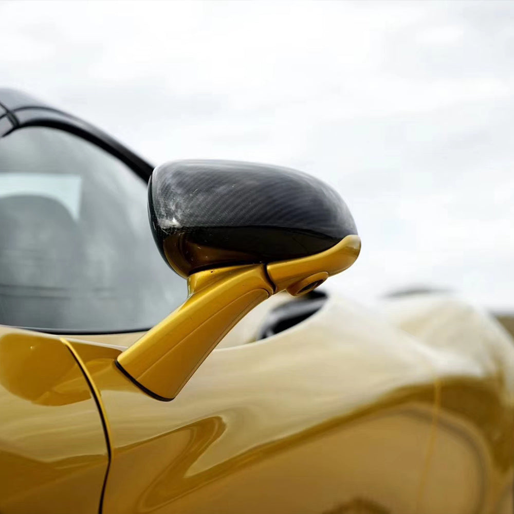 MCLAREN 570S/540C/600LT/720S Dry carbon fiber Rearview mirror cover - Amxnx