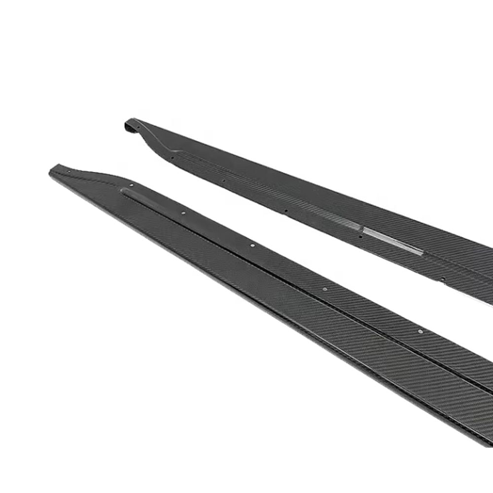 BMW M4 G82/G83 Dry Carbon Fiber Single Side Flat Side Skirts - Amxnx