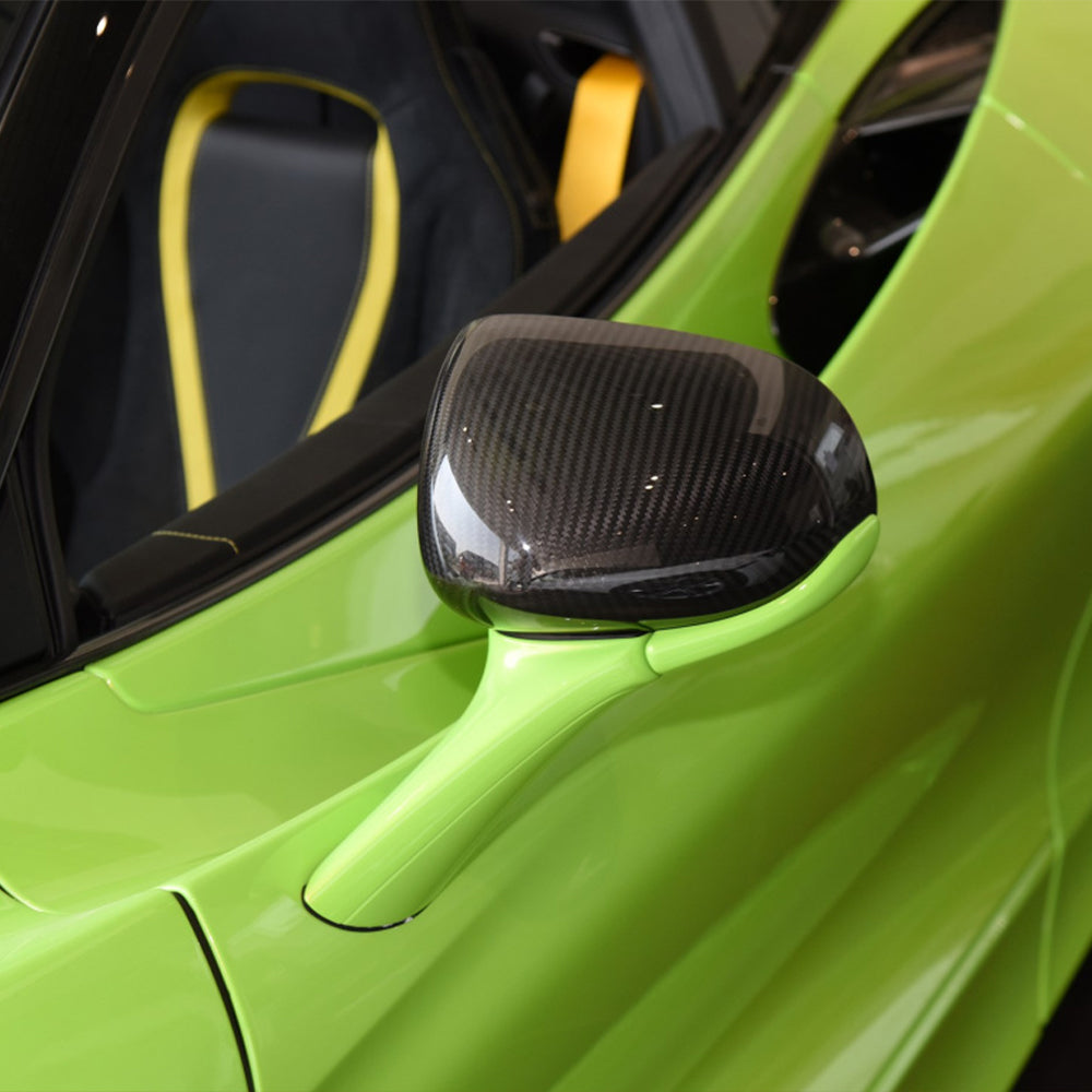 MCLAREN 570S/540C/600LT/720S Dry carbon fiber Rearview mirror cover - Amxnx