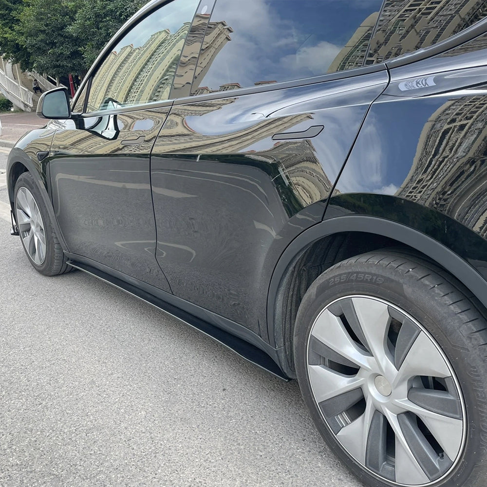 TESLA MODEL Y Dry Carbon Fiber side skirts For 2021-UP - Amxnx