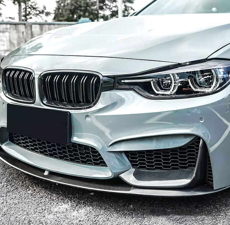 BMW M3/M4 F80/F82 Dry Carbon Fiber MP Front Lip - Amxnx