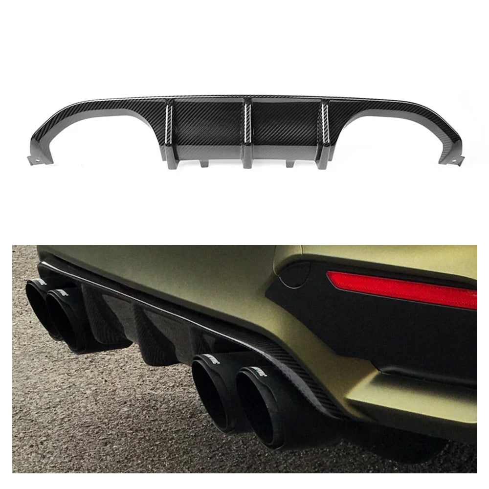 BMW M3/M4 F80/F82 Dry Carbon Fiber MP Back Lip - Amxnx
