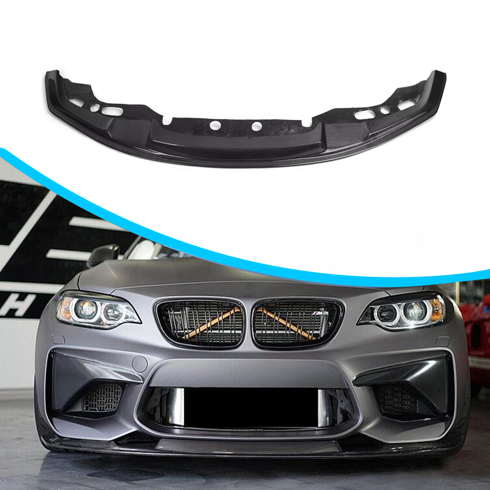 BMW M2 F87 Dry Carbon Fiber MTC Front Lip - Amxnx