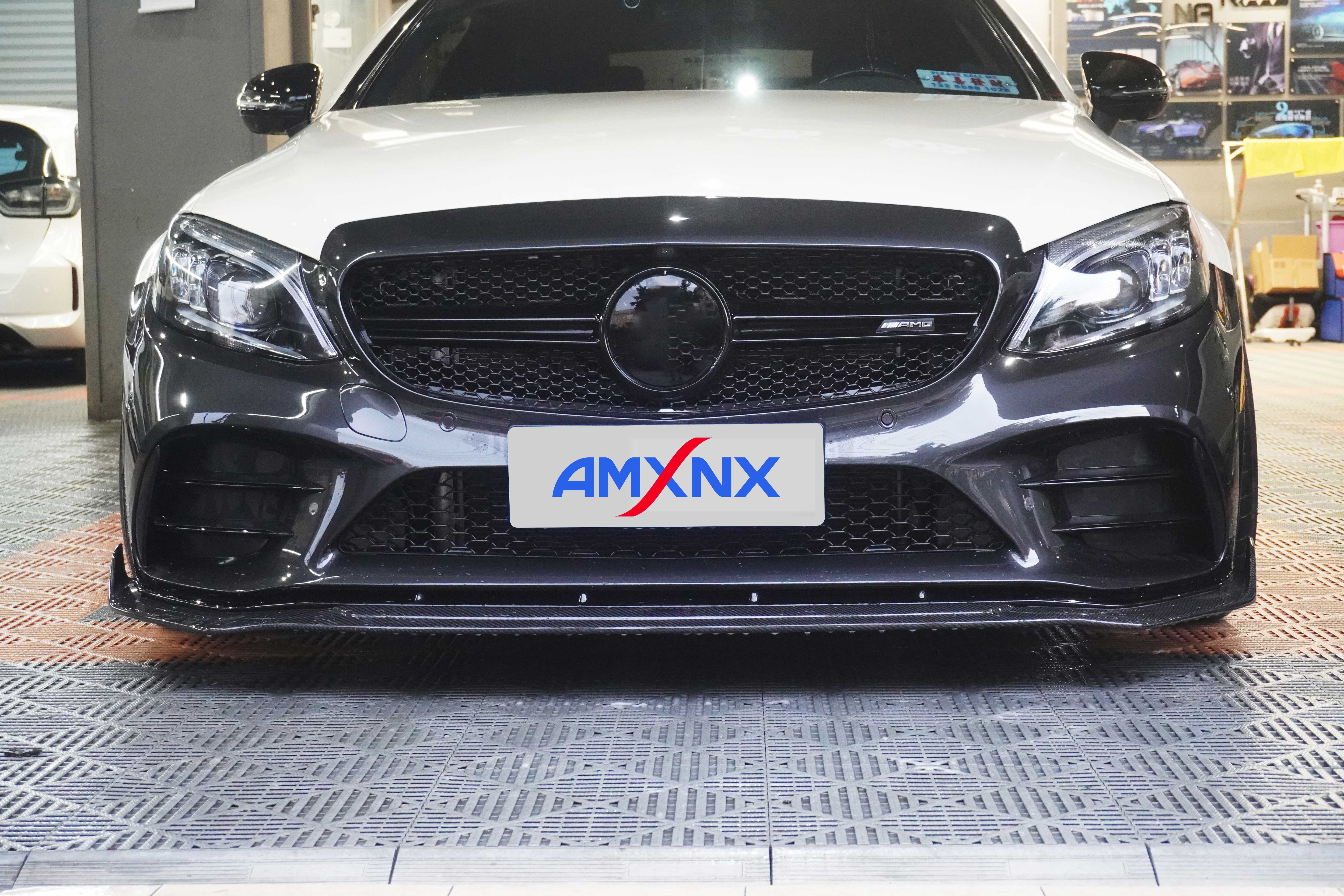 BENZ AMG C43 Coupe Dry carbon fiber front lip - Amxnx