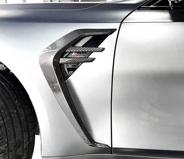 BMW M3/M4 G80/G82 Dry carbon fiber AC fender air knife - Amxnx