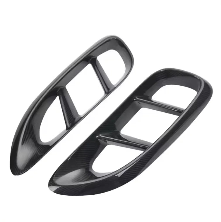 PORSCHE 718 Boxster/GT4RS Dry Carbon Fiber Front Air Vent Trims - Amxnx