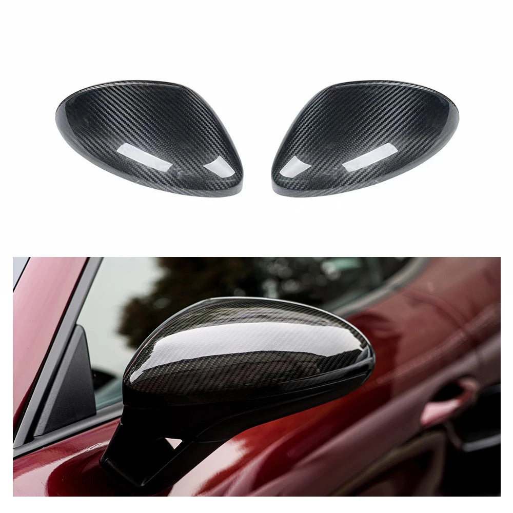 PORSCHE 718 Cayman/Boxster Dry Carbon Fiber Rearview mirror shell - Amxnx