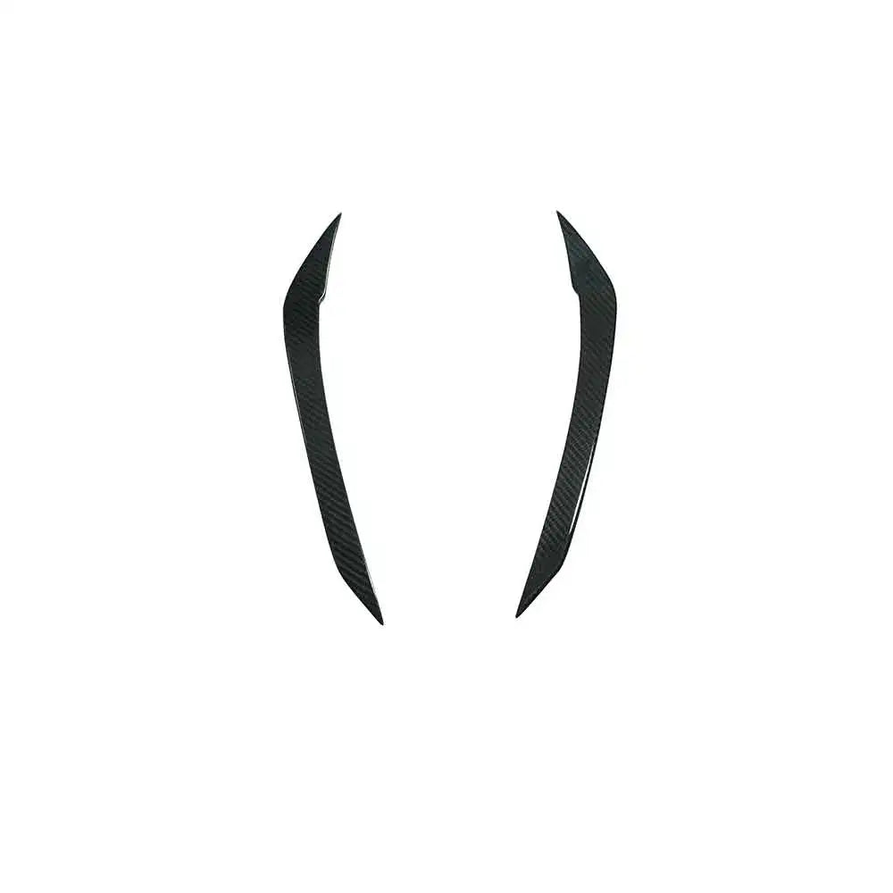 PORSCHE 718 Dry Carbon Fiber Front Bumper Canards - Amxnx