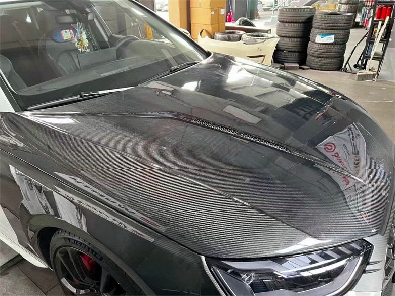 AUDI A5/S5 B9 Dry carbon fiber hood - Amxnx