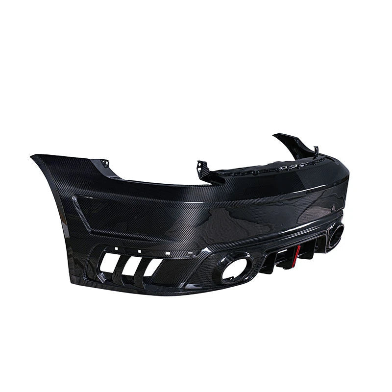 PORSCHE 992 Turbo S Dry Carbon Fiber Rear Bumper with Diffuser - Amxnx