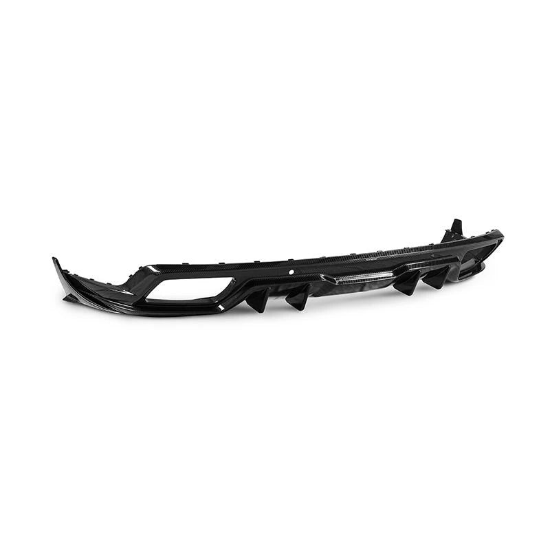 PORSCHE CAYENNE Coupe Turbo Dry Carbon Fiber Rear Bumper Diffuser Lip Spoiler - Amxnx