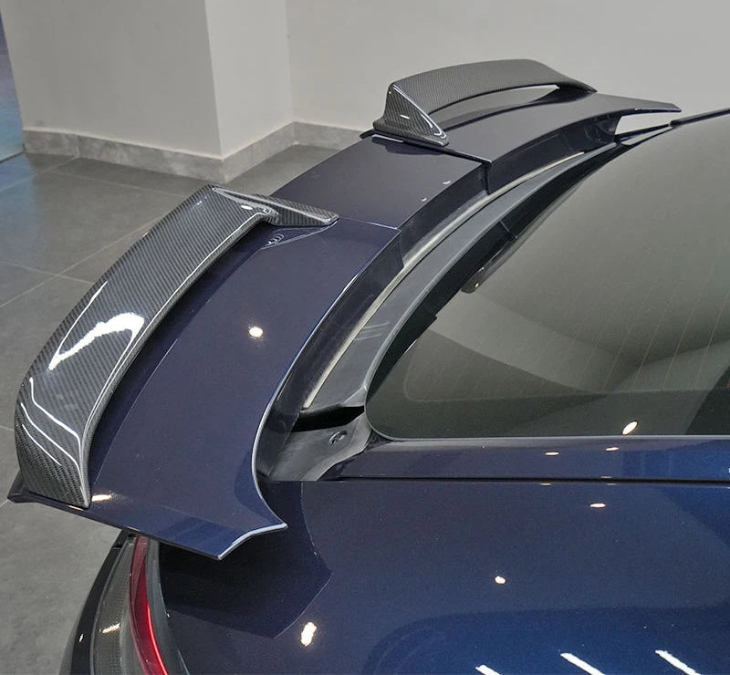 PORSCHE PANAMERA E-Hybrid/GTS/Turbo Dry Carbon Fiber Rear Roof Wing For 2017-2023 - Amxnx