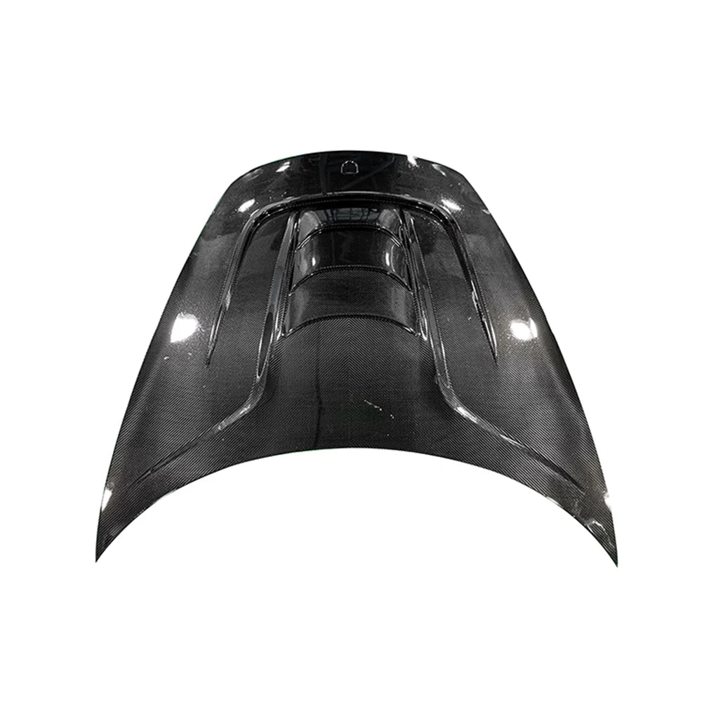 PORSCHE 718 Cayman/Boxster Dry Carbon Fiber Engine Hood Cover - Amxnx