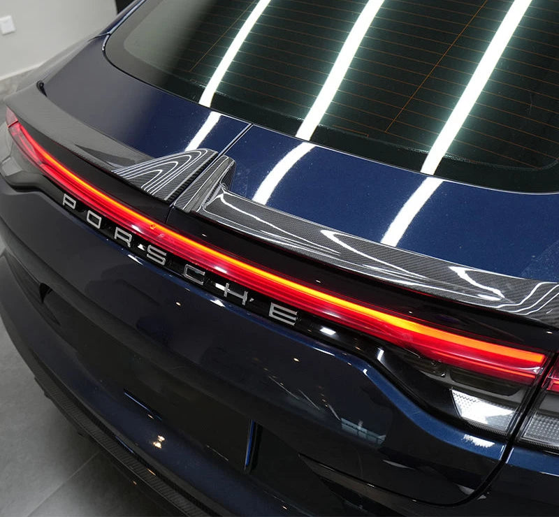 PORSCHE PANAMERA E-Hybrid/GTS/Turbo Dry Carbon Fiber Rear Roof Wing For 2017-2023 - Amxnx