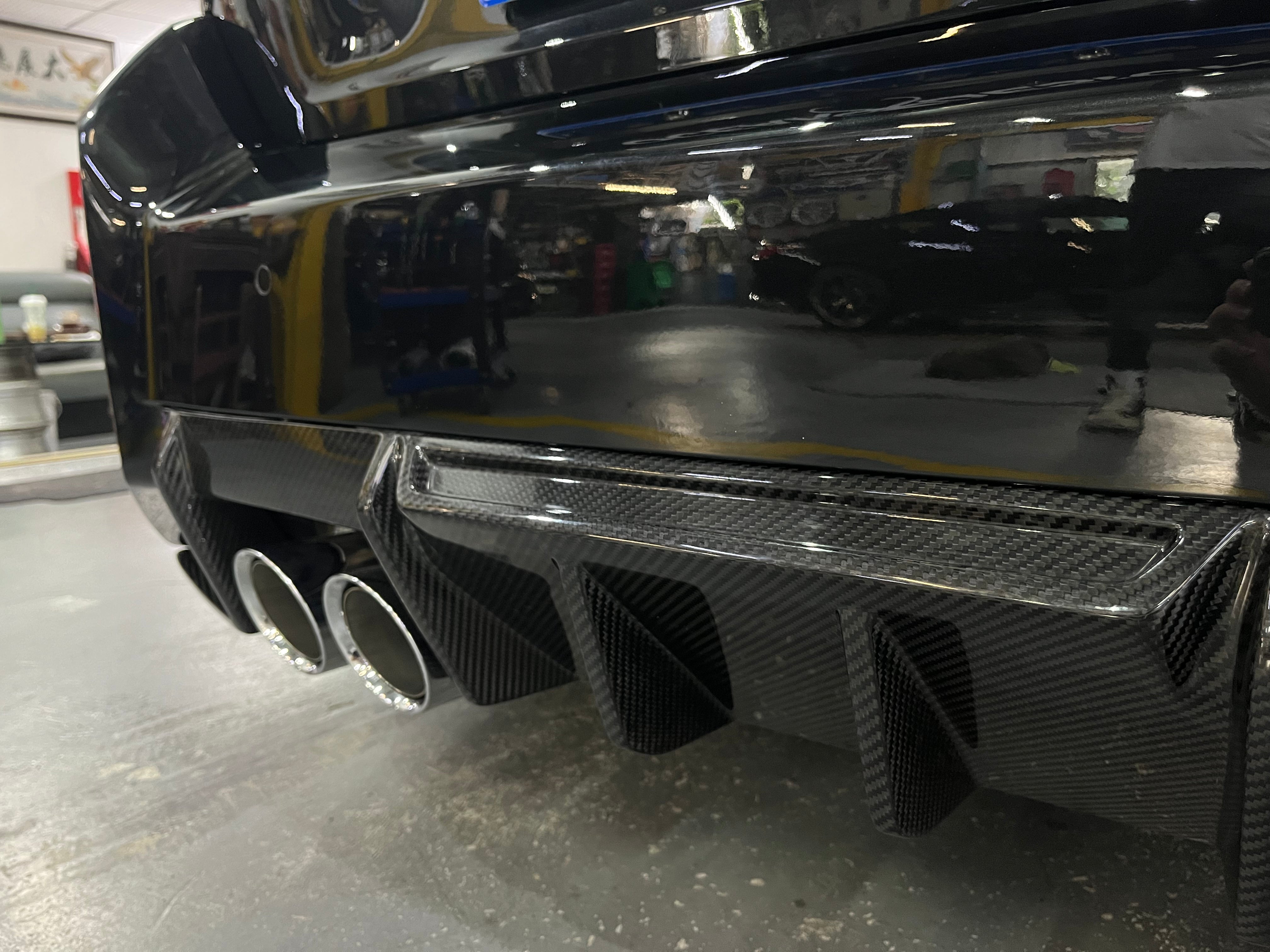 BMW M2 G87 Dry carbon fiber R44 rear lip - Amxnx