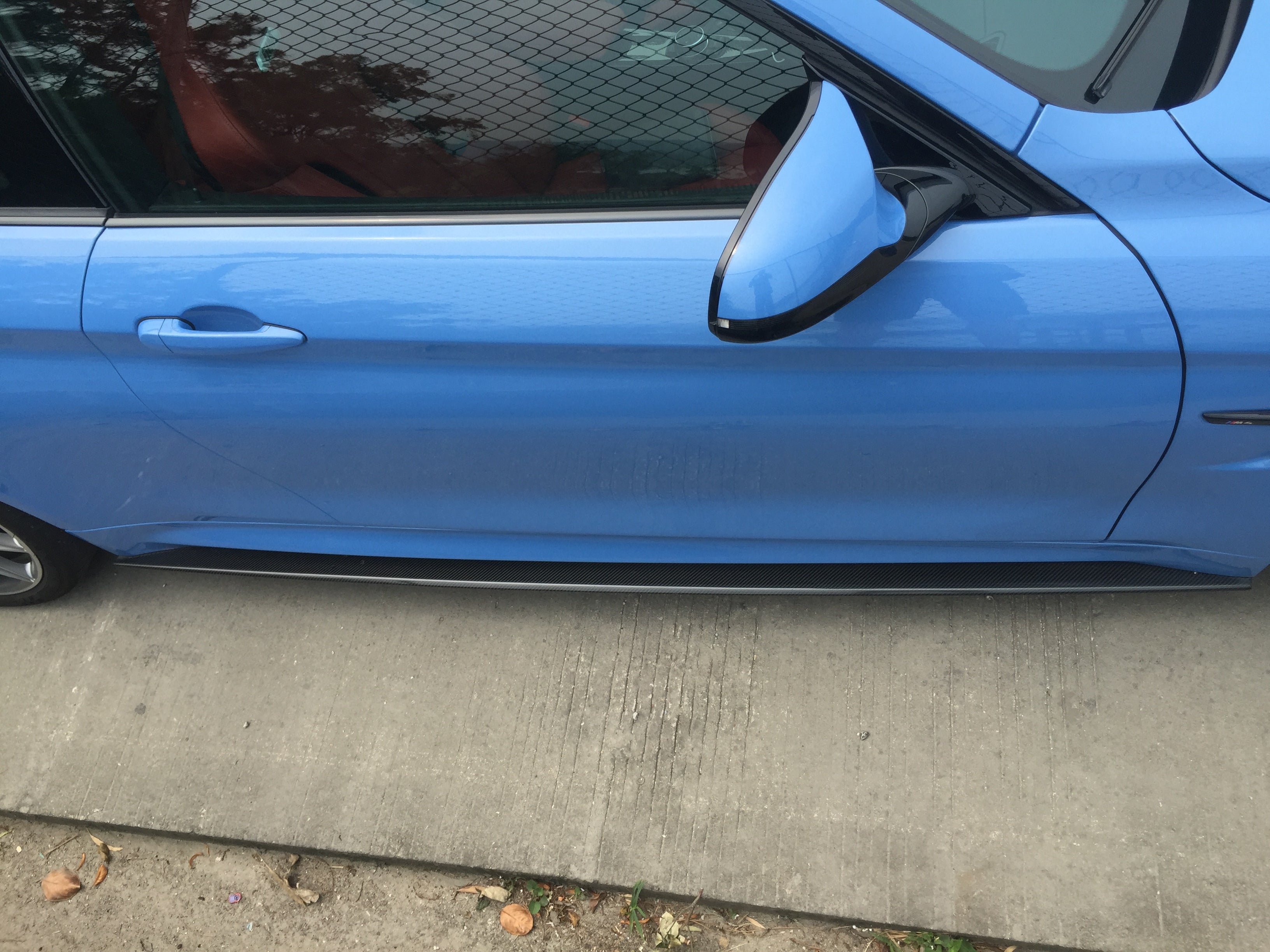 BMW M3/M4 F80/F82 Dry Carbon Fiber MP Side Skirt - Amxnx