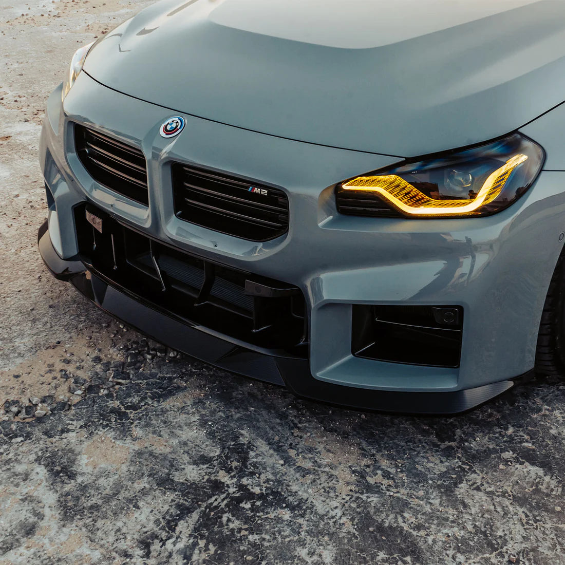 BMW M2 G87 Dry carbon fiber R44 front lip - Amxnx