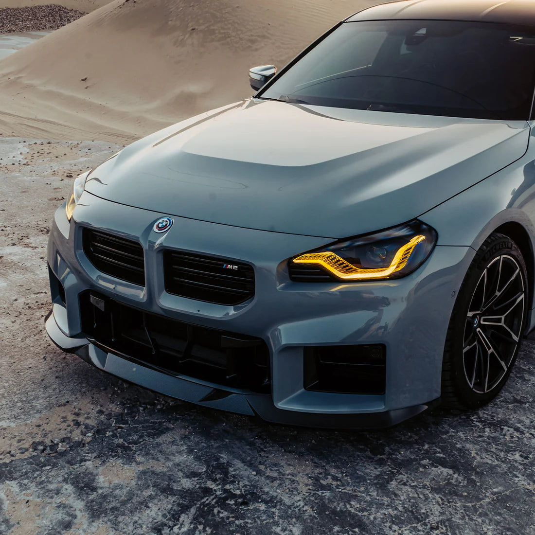 BMW M2 G87 Dry carbon fiber R44 front lip - Amxnx