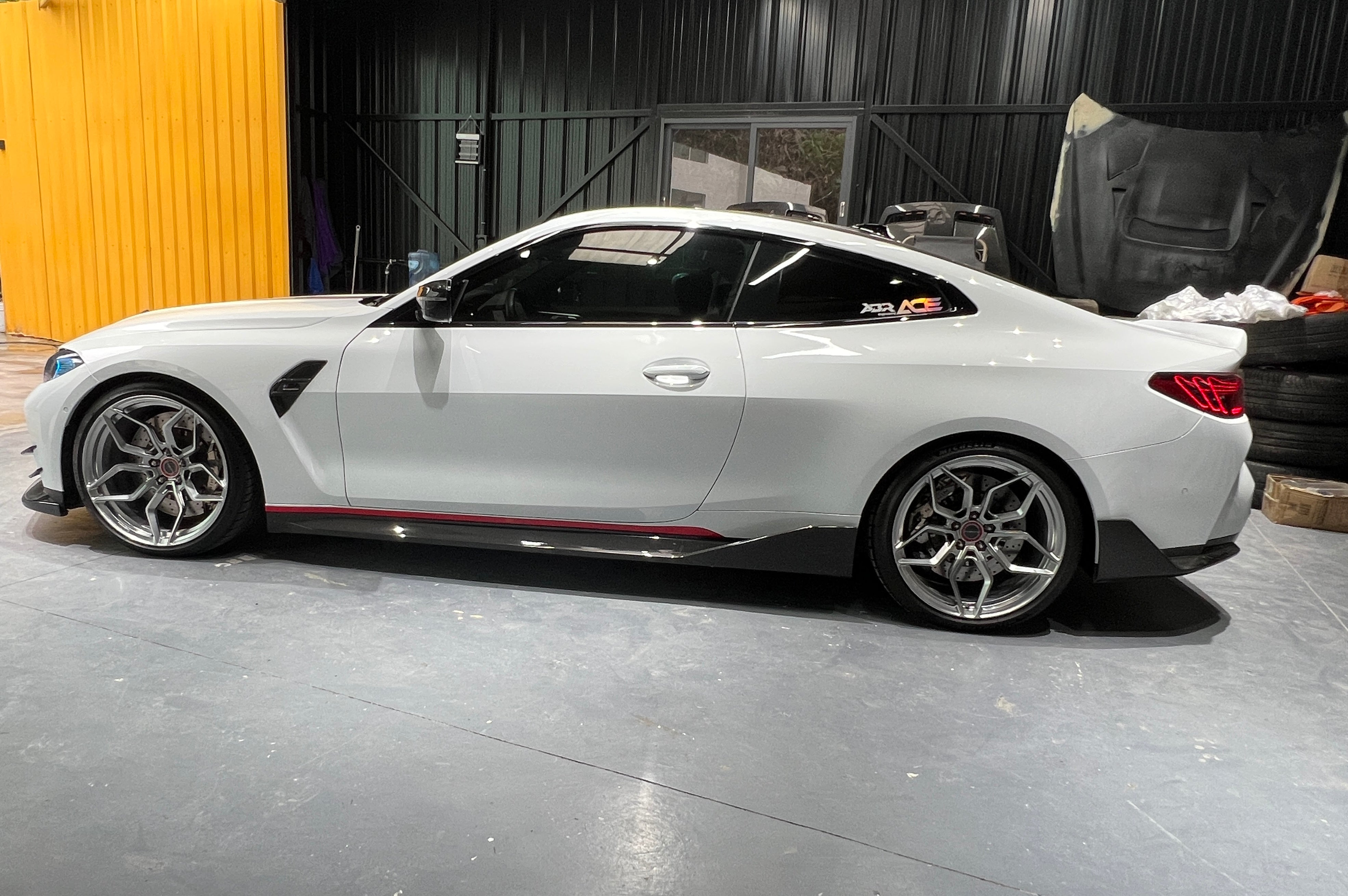 BMW M3/M4 G80/G82/G83 Dry Carbon Fiber MP Side Skirt - Amxnx