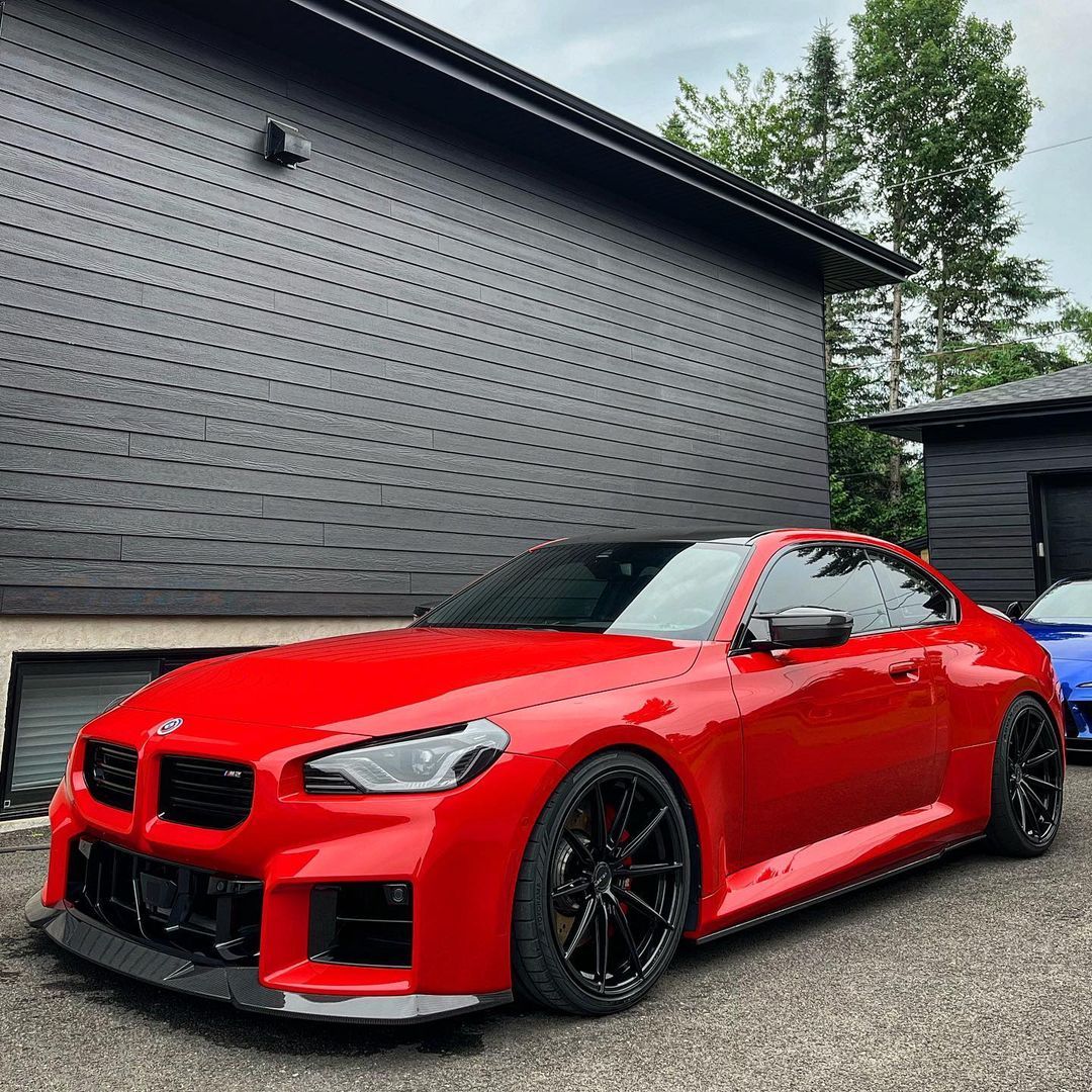 BMW M2 G87 Dry carbon fiber R44 front lip - Amxnx