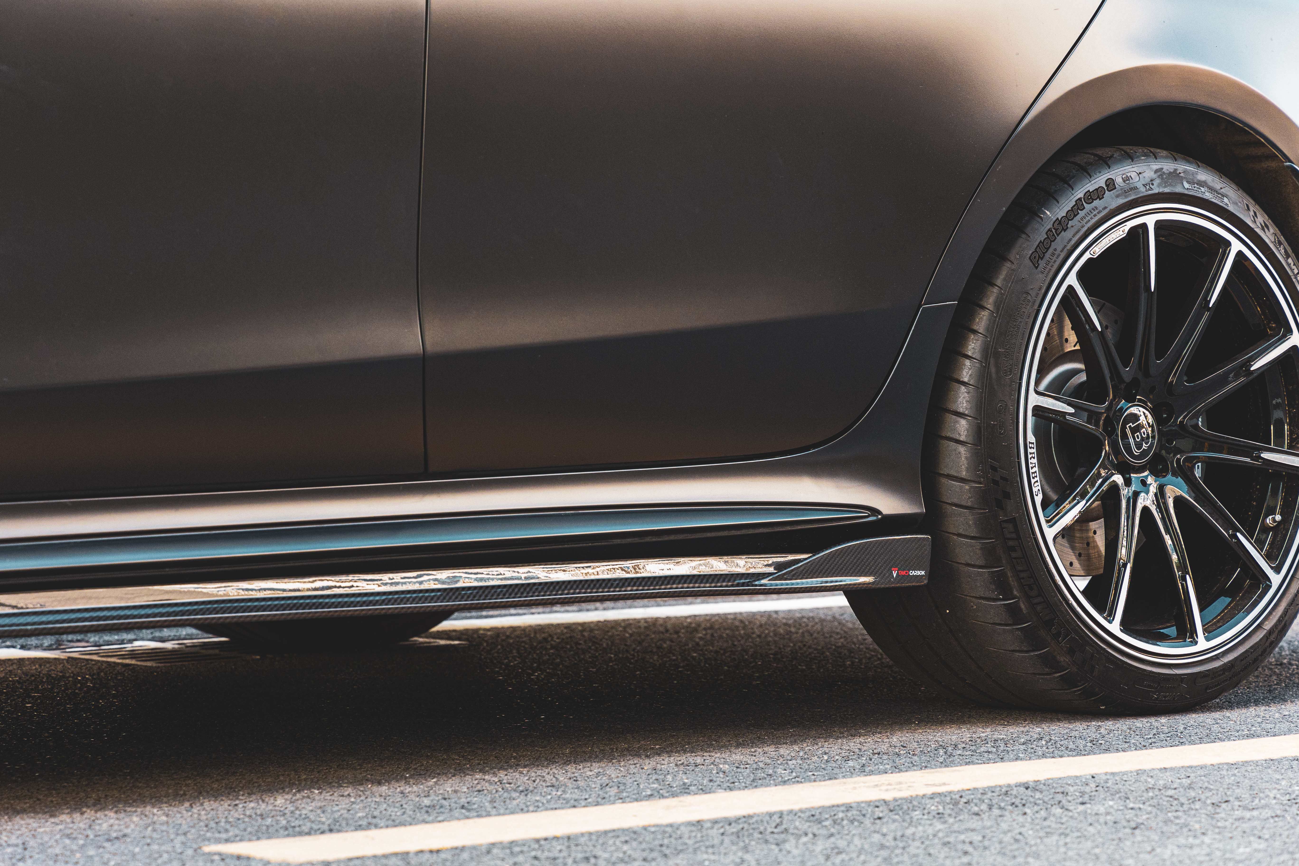 BENZ AMG GT50 Dry carbon fiber side skirt - Amxnx