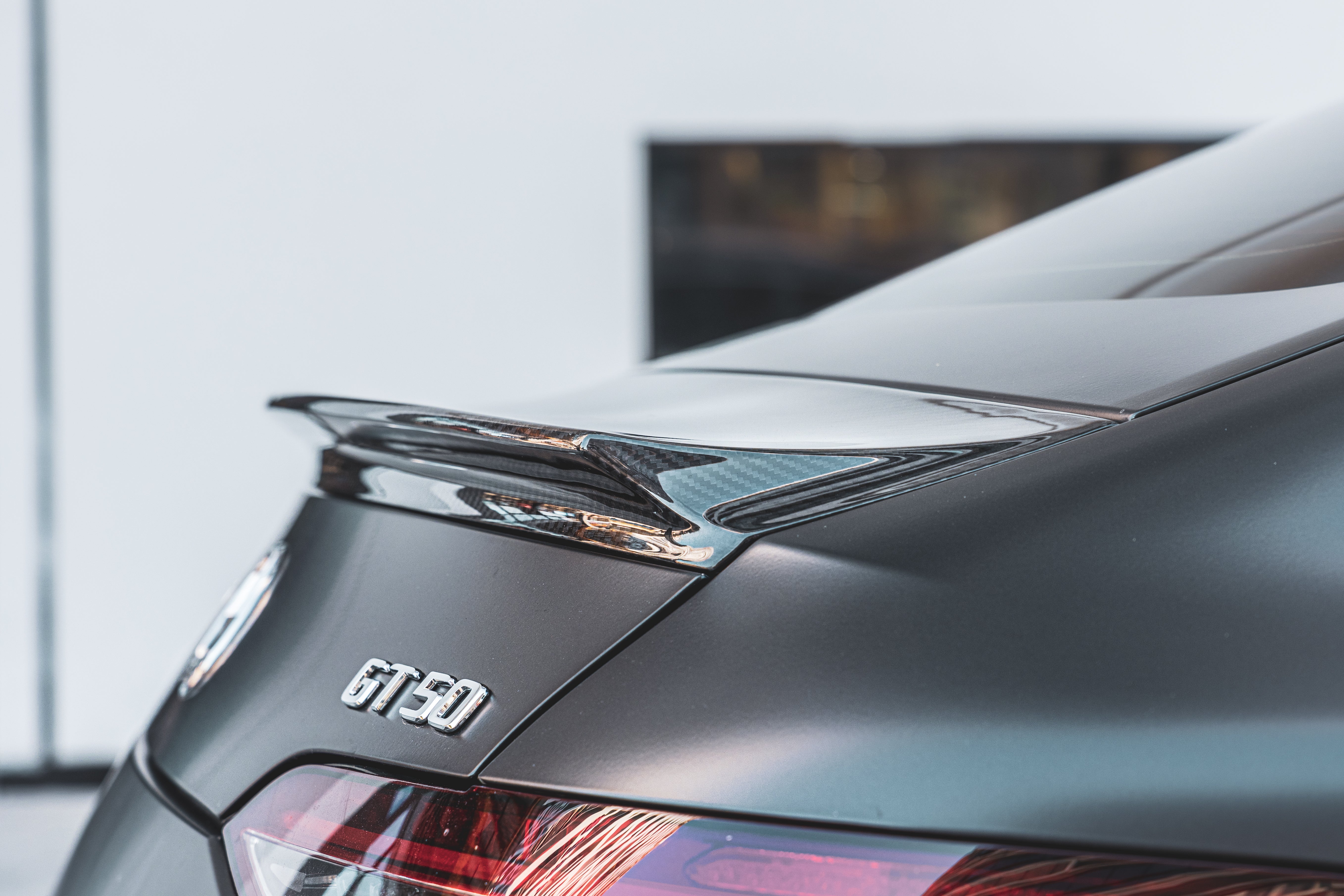 BENZ AMG GT50 Dry carbon fiber lower rear wing - Amxnx