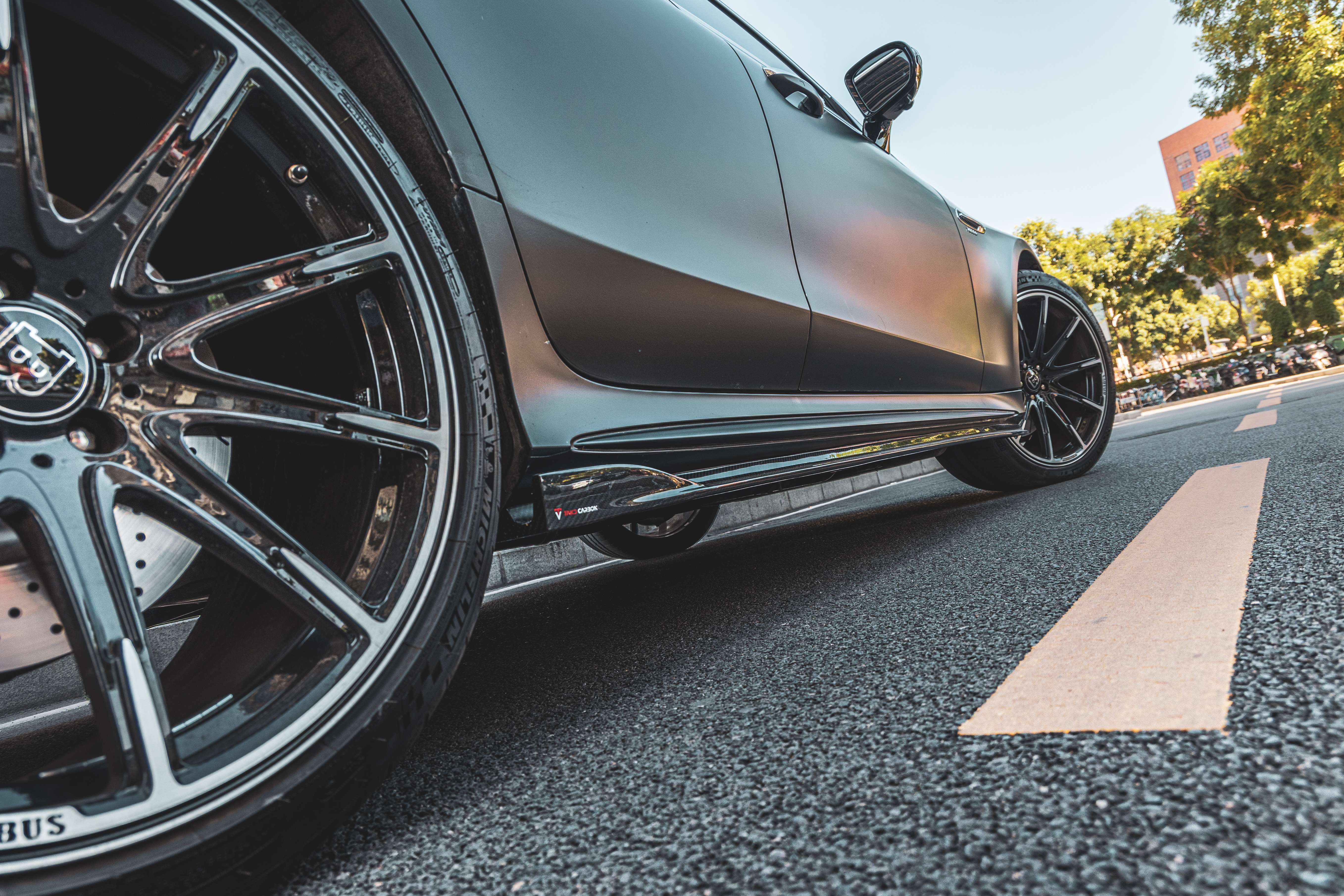 BENZ AMG GT50 Dry carbon fiber side skirt - Amxnx