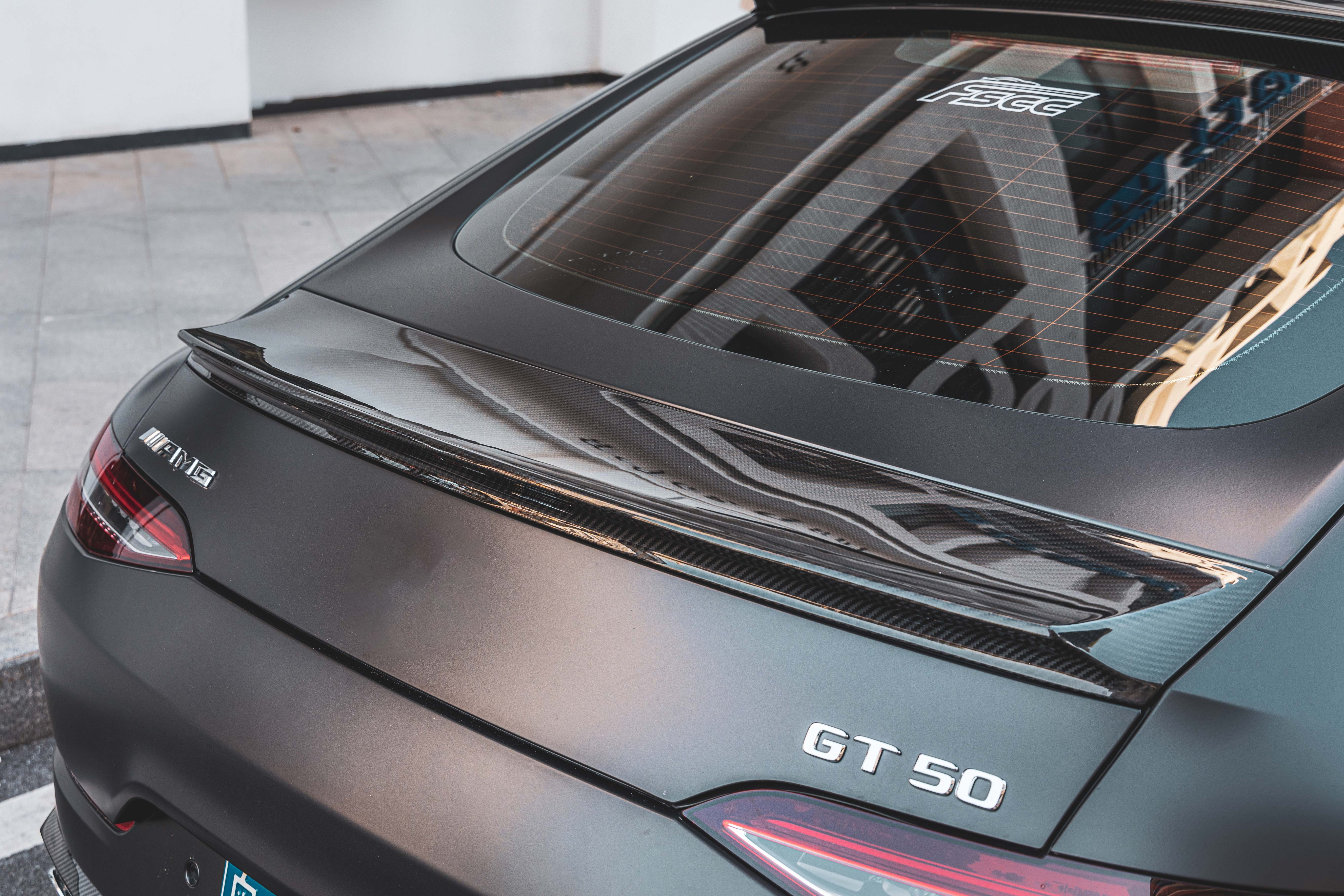 BENZ AMG GT50 Dry carbon fiber lower rear wing - Amxnx