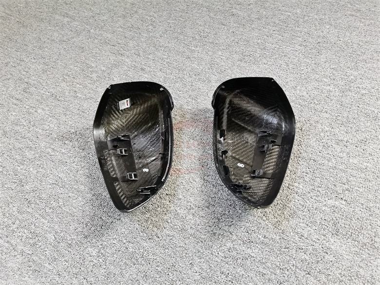 AUDI S4/A4 B9 PA Dry carbon fiber rearview mirror shell - Amxnx