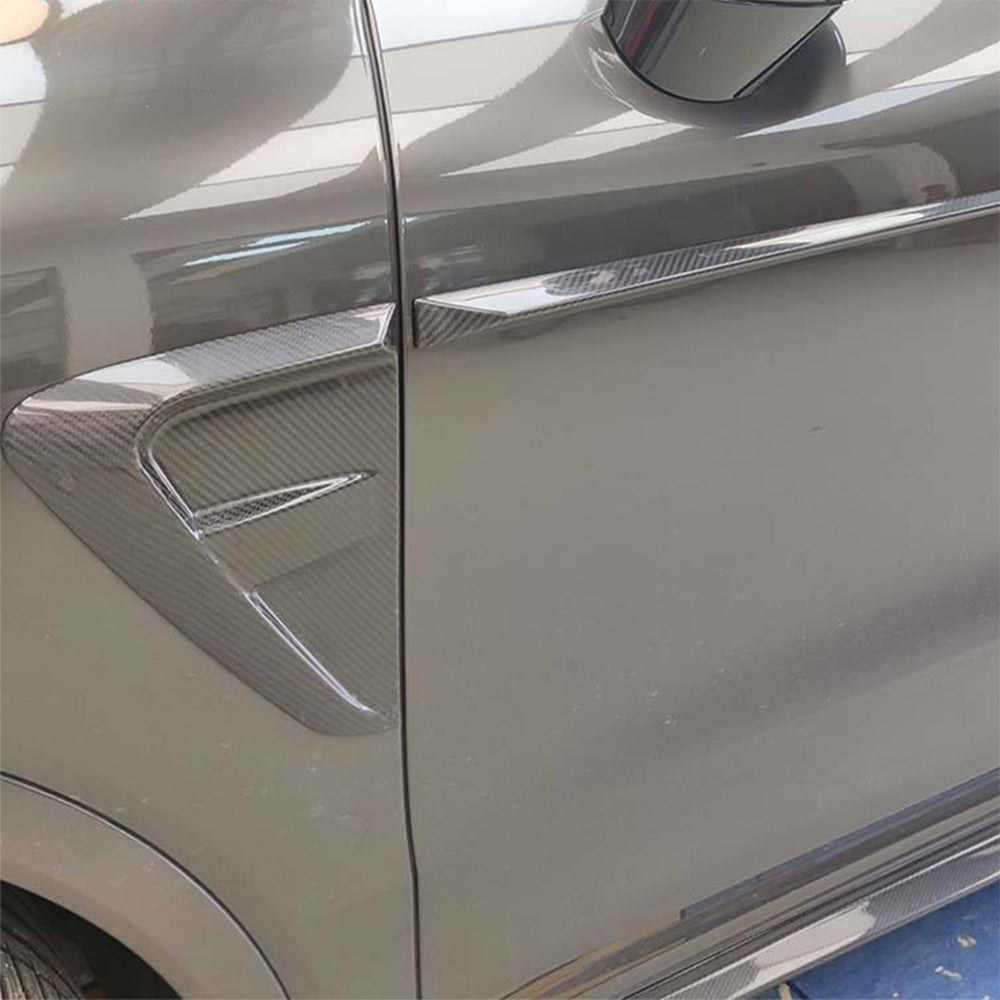 PORSCHE CAYENNE Coupe Turbo Dry Carbon Fiber Front Fender Trims - Amxnx