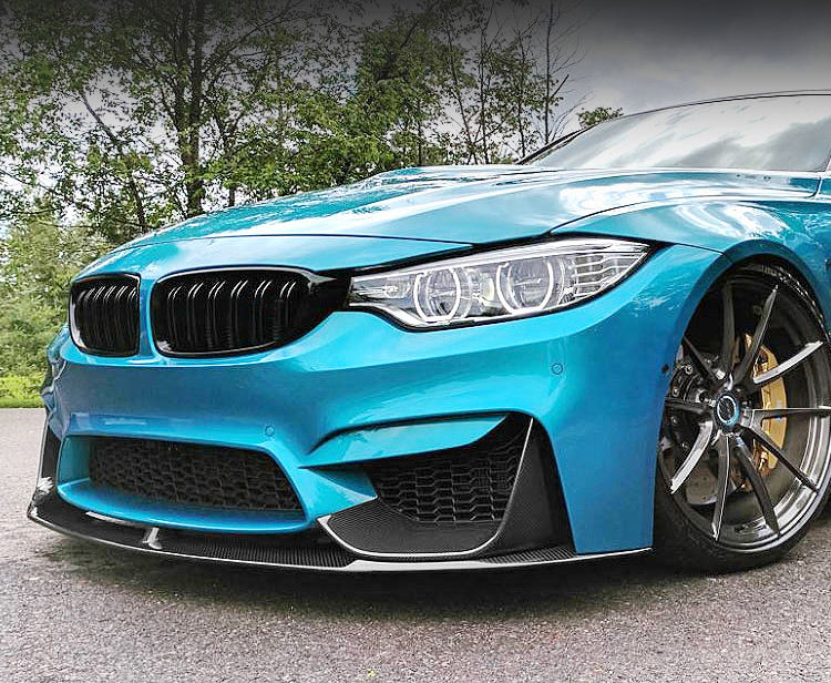 BMW M3/M4 F80/F82 Dry Carbon Fiber MP Front Lip - Amxnx