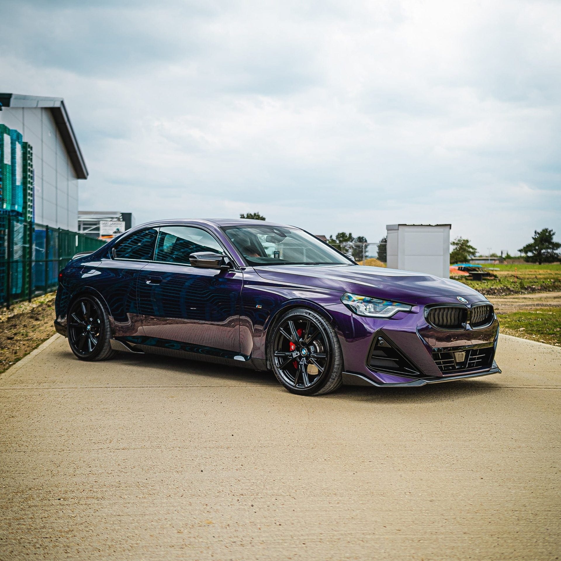 BMW M2 F87 Dry Carbon Fiber MP Side Skirt - Amxnx