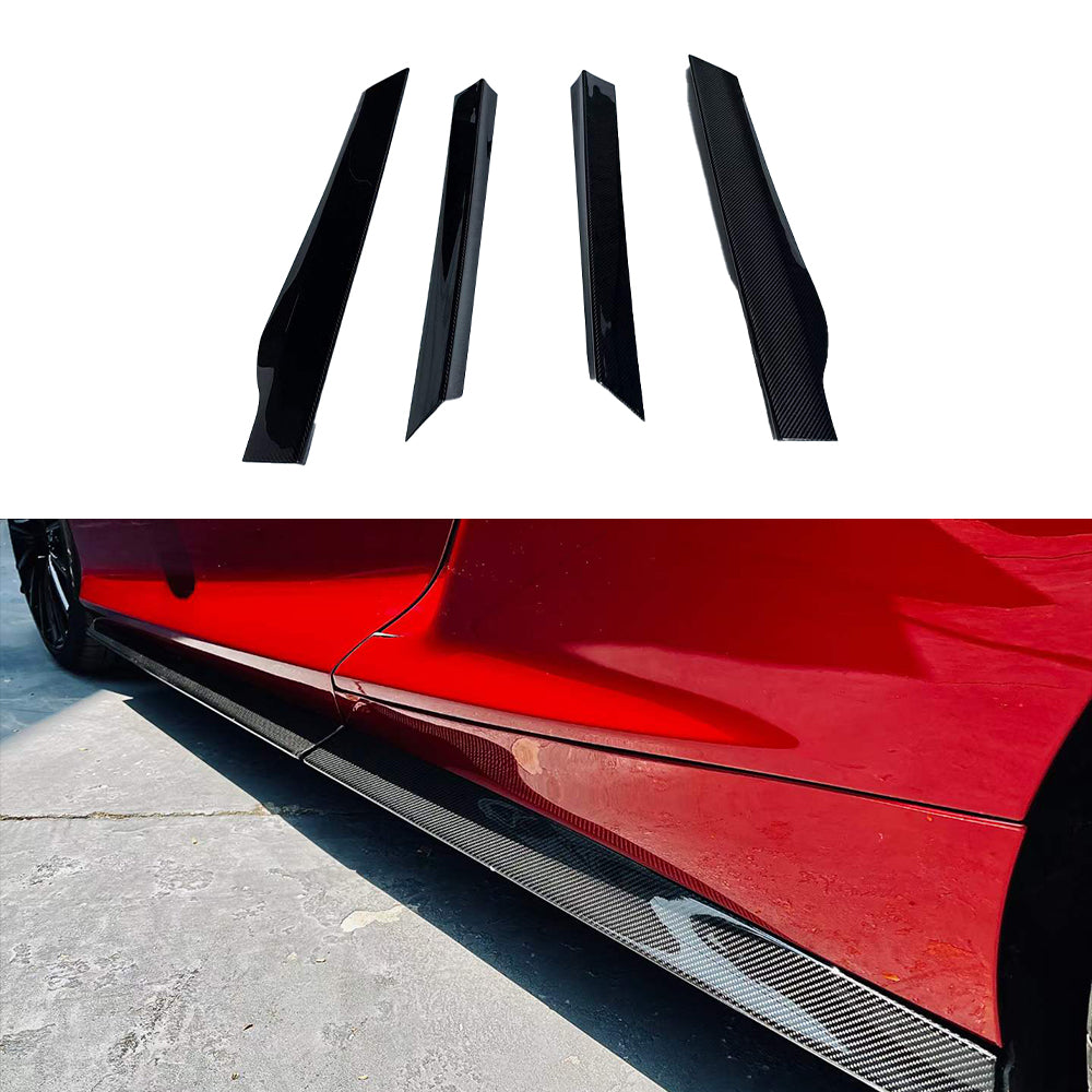 MCLAREN GT SN Dry carbon fiber side skirts - Amxnx