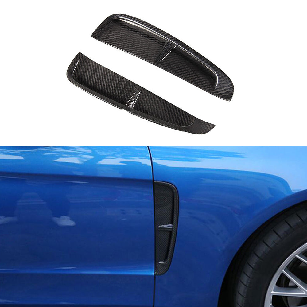 PORSCHE 971 PANAMERA E-Hybrid/GTS/Turbo Dry Carbon Fiber Front Fender Trim For 2017-2023 - Amxnx