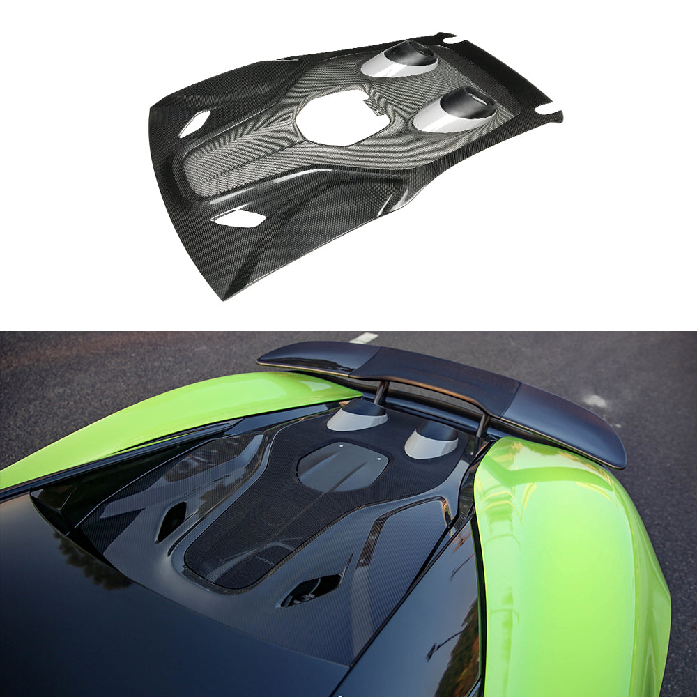 MCLAREN 570S/540C Dry carbon fiber Tail cover For Upgraded 600LT - Amxnx