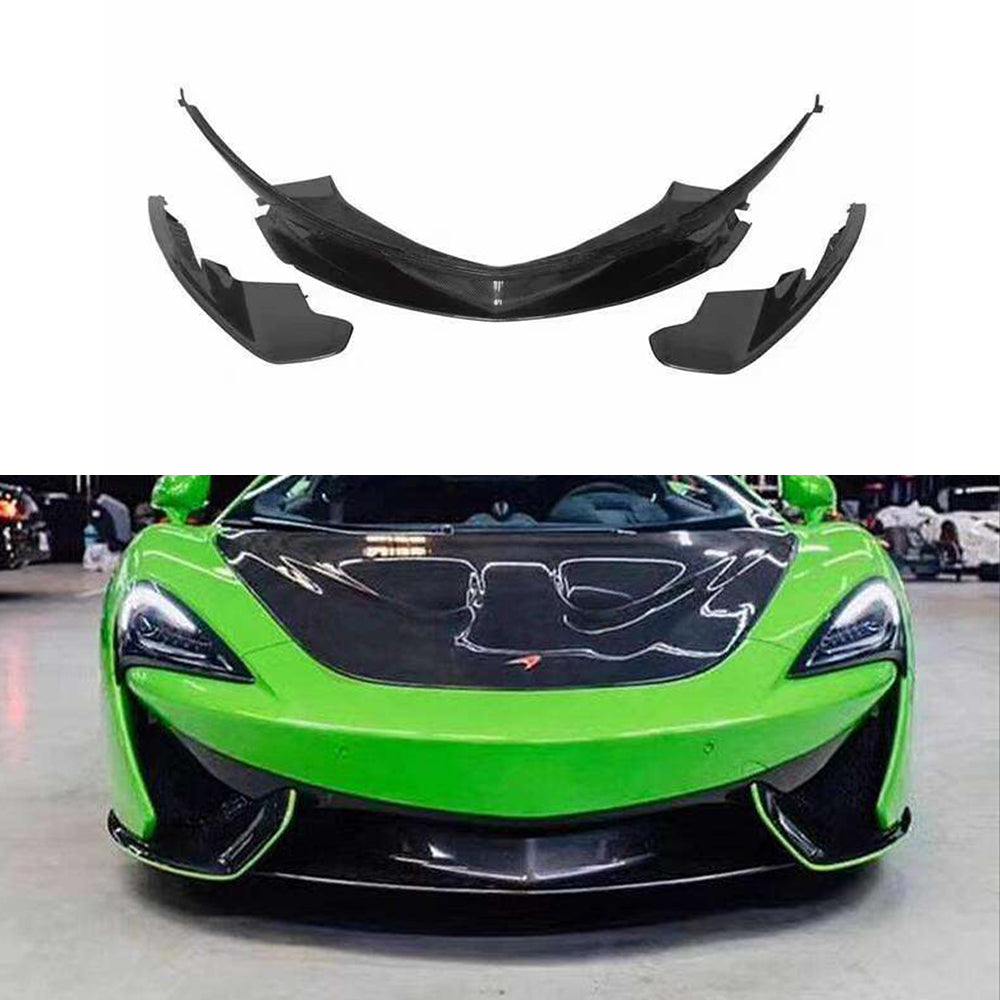 MCLAREN 570S/540C/570GT Dry carbon fiber OEM style Front lip - Amxnx