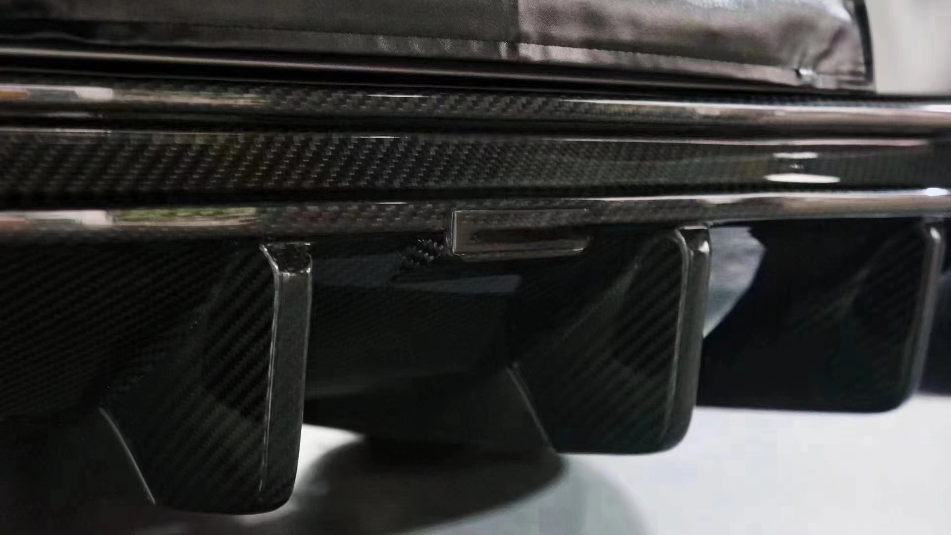 BENZ AMG CLA45/CLA45S Dry carbon fiber rear lip - Amxnx